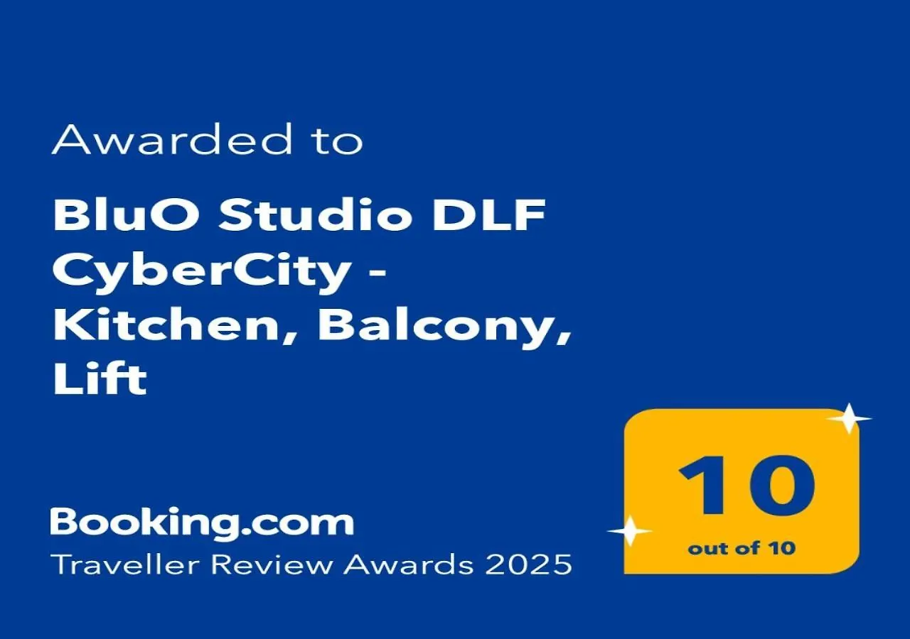 Apartmán Bluo Studio Dlf Cybercity - Kitchen, Balcony, Lift Gurgáon